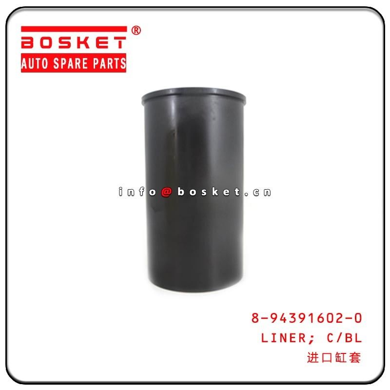 8-94391602-0 8943916020 Cylinder Block Liner For Isuzu 6HK1 4HK1 FVZ34 FRR