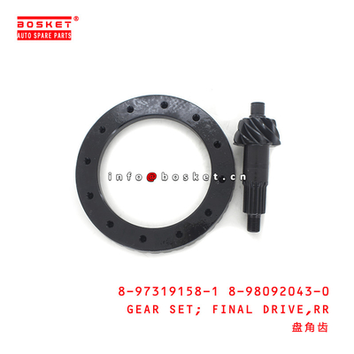 8-97319158-1 8-98092043-0 Rear Final Drive Gear Set 8973191581 8980920430 For ISUZU NPR