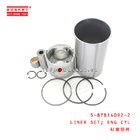 5-87814092-2 Engine Cylinder Liner Set For ISUZU NKR77 4JH1 5878140922