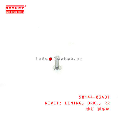 58144-83401 Rear Brake Lining Rivet for ISUZU HD170 HD500
