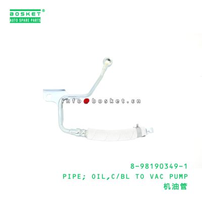 8-98190349-1 Cylinder Block To Vacuum Pump Oil Pipe suitable for ISUZU   8981903491