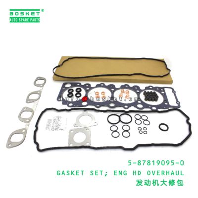 5-87819095-0 Engine Head Overhaul Gasket Set suitable for ISUZU   5878190950