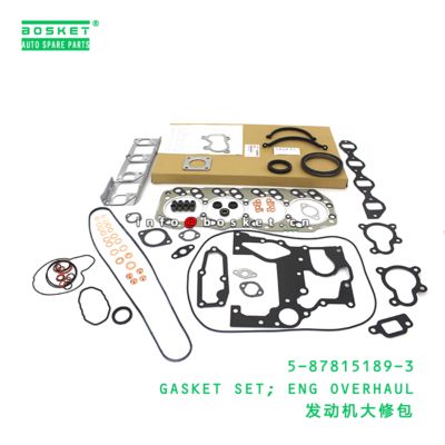 5-87815189-3 Engine Overhaul Gasket Set suitable for ISUZU   5878151893