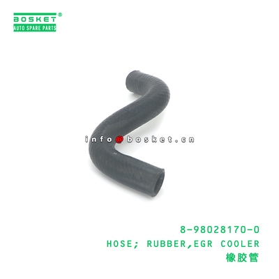 Rubber EGR Cooler Hose for Isuzu 8980281700 Truck Parts