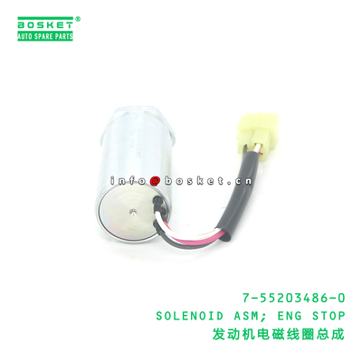 7-55203486-0 SOLENOID ASM; ENG STOP suitable for ISUZU 7552034860