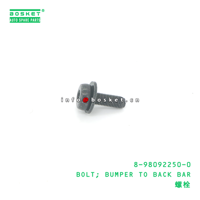 8-98092250-0 BOLT; BUMPER TO BACK BAR suitable for ISUZU 8980922500