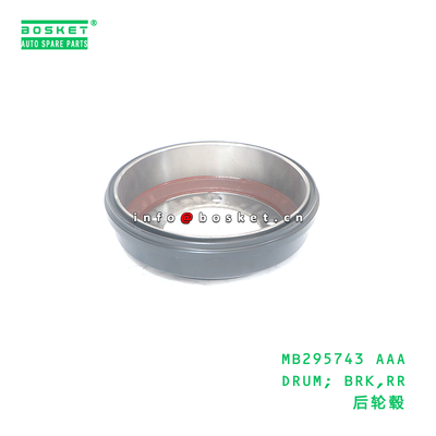 MB295743 AAA Rear Brake Drum Assembly for FUSO FE71 Truck - Durable Rear Brake Drum Replacement Part