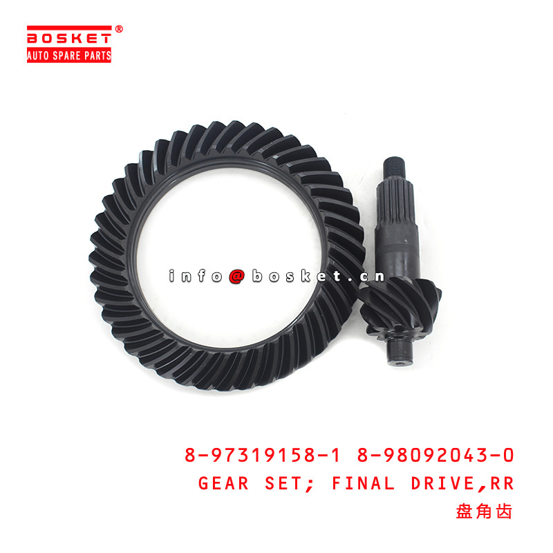 8-97319158-1 8-98092043-0 Rear Final Drive Gear Set 8973191581 8980920430 For ISUZU NPR