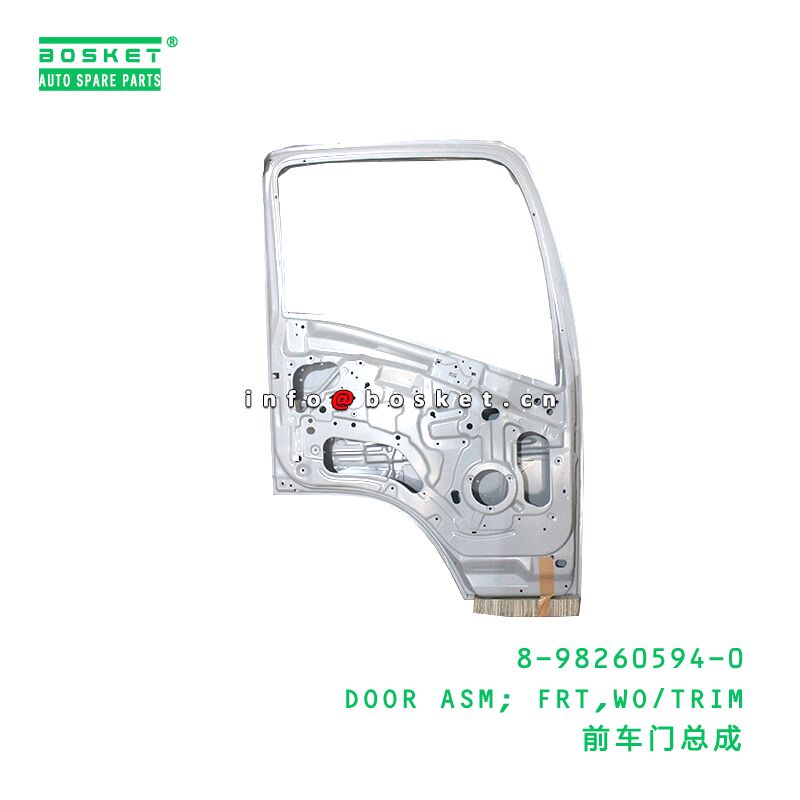 Isuzu Truck Front Door Assembly Without Trim Suitable for ISUZU 8982605940 with Neutral Box Packaging
