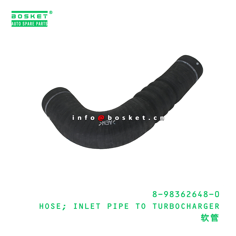 8-98362648-0 Hose Inlet Pipe to Turbocharger Suitable for ISUZU 8983626480 with 15-20 Days Delivery and 3 Months Warranty