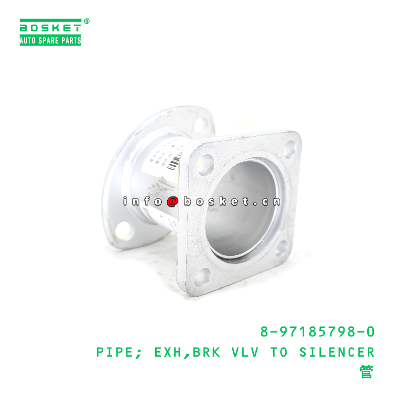 8-97185798-0 PIPE; EXH,BRK VLV TO SILENCER suitable for ISUZU   8971857980