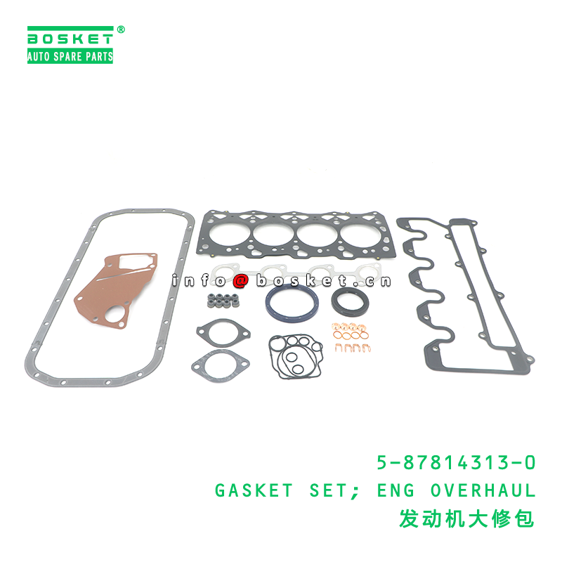 5-87814313-0 GASKET SET;ENG OVERHAUL suitable for ISUZU 5878143130
