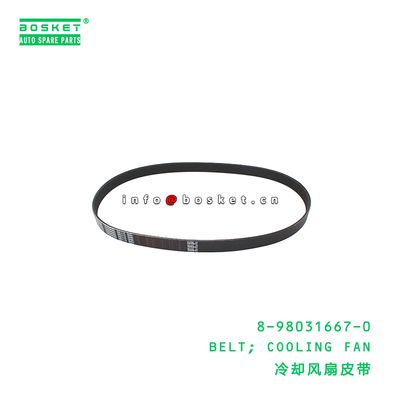 8-98031667-0 BELT; COOLING FAN suitable for ISUZU  8980316670