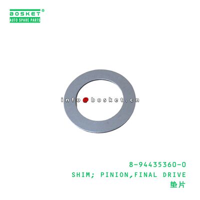 8-94435360-0 SHIM; पिनियन, अंतिम ड्राइव ISUZU 8944353600 के लिए उपयुक्त